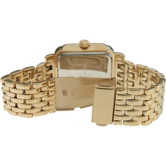 Peugeot Women Rectangle Dress Watch with Crystal Decorated Bezel, Roman main image 6